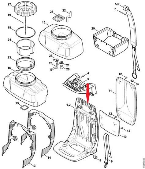 Stihl Sr Parts Diagram