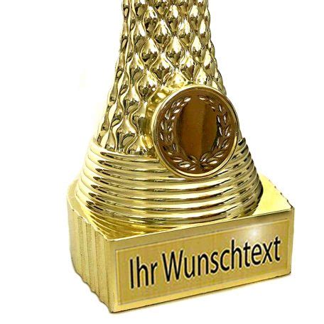 Pokal Bowling Kegeln Serie mit Wunschtext Extra Groß Höhe 230mm