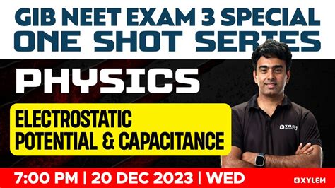 Gib Neet Exam Special One Shot Series Physics Electrostatic