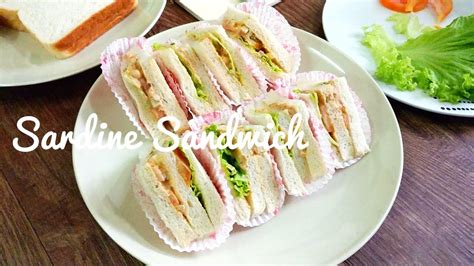 Cara Nak Buat Sandwich Sardin Simple