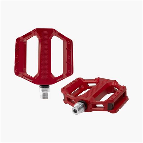 Shimano Pd Ef202 Casual Flat Pedal Red Tommaso Cycling