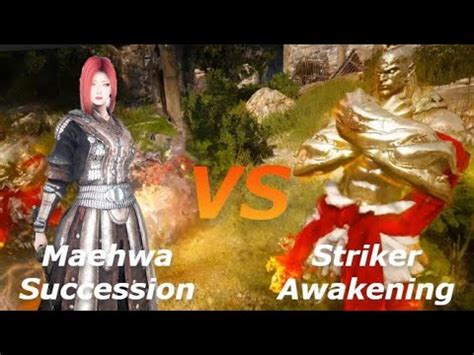 Bdo Maehwa Succession Vs Striker Awakening Youtube