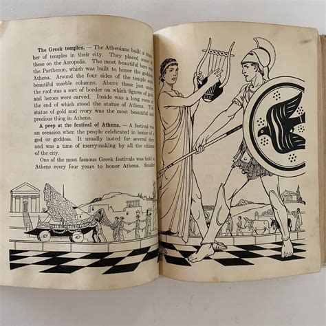 Glimpses Into The Long Ago Edna Mcguire Art Deco 1937 School Book