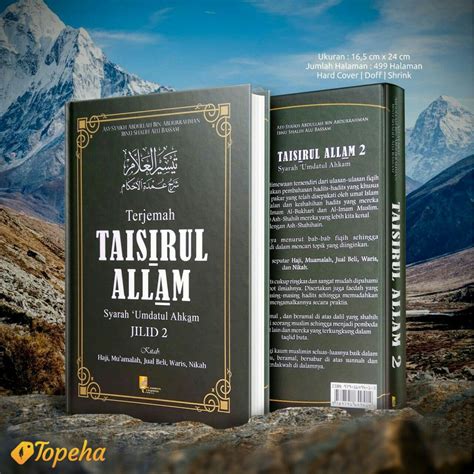 Jual Taisir Allam Jilid Terjemah Taisirul Allam Syarah Umdatul Ahkam