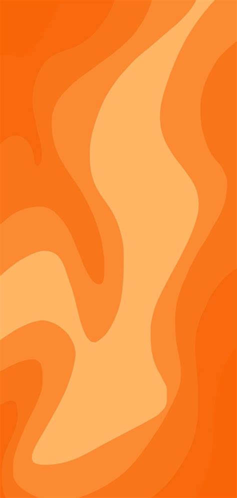 Abstract Orange Wallpaper With A Wave Motif In 2024 Orange Wallpaper Orange Texture Orange