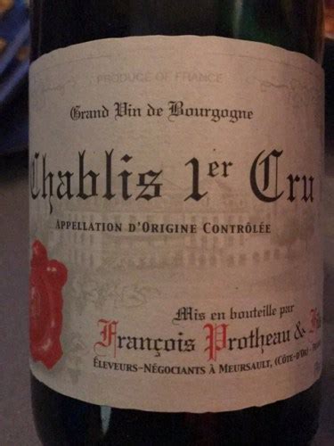 François Protheau And Fils Chablis 1er Cru Vivino Us