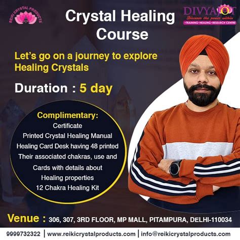 Crystal Healing Course Class Duration 4 Day