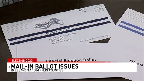 Hundreds Of Duplicate Mail In Ballots Sent Out In Central Pennsylvania