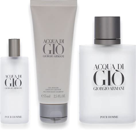 Giorgio Armani Acqua Di Giò Homme Set Edt 100ml Edt 15ml Sg 75ml