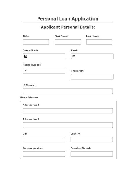 Automate Personal Loan Application Template Using Doorloop Bot Airslate
