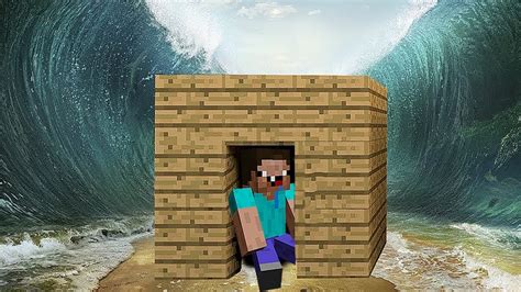 Noob Vs 2 Tsunami Solo Hay Una Forma De Sobrevivir Minecraft