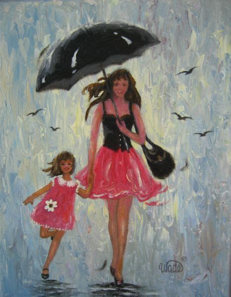 April 2012 Vickie Wade Fine Art Painting Umbrella Art Original