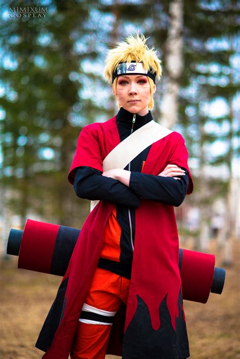 Uzumaki Naruto Cosplay Sage Mode By Mimixum Daily Anime Art