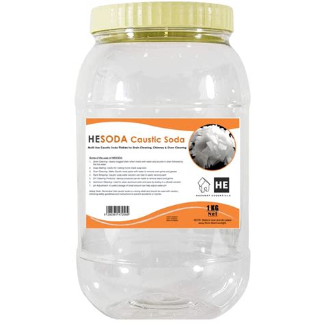 Buy Hasanat Essentials Pure Caustic Soda Flakes 1Kg Sodium Hydroxide