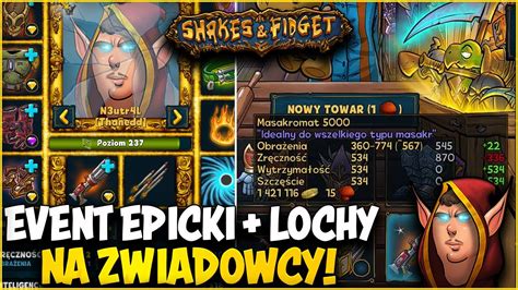 EVENT EPICKI KLIKANIE LOCHÓW NA ZWIADOWCY SHAKES FIDGET