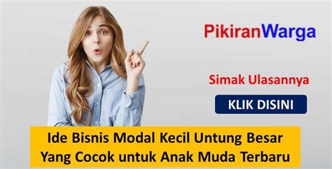 Ide Bisnis Modal Dikit Konsultan Bisnis Satoeasa