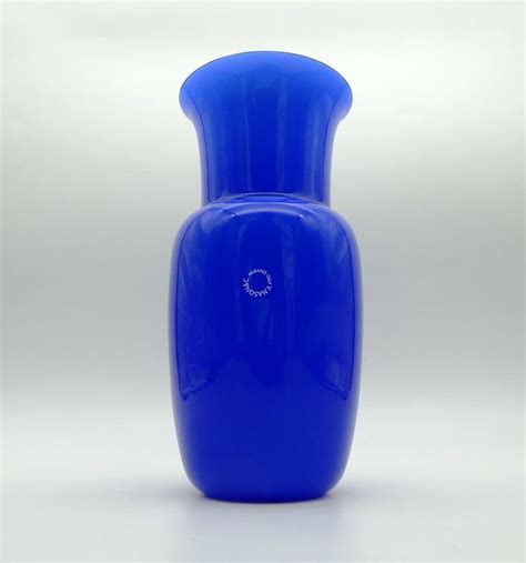 Carlo Nason V Nasonandc Vase Blue Opaline 33 Cm Catawiki