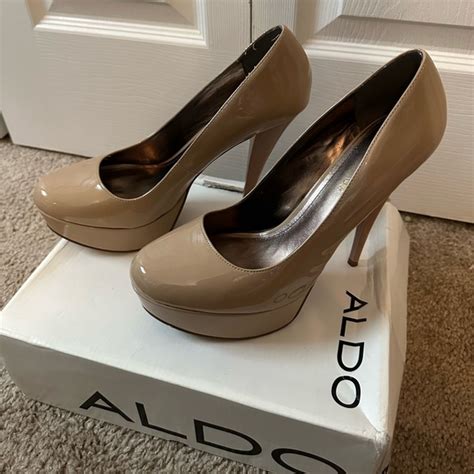 Aldo Shoes Aldo Nude Platform Heel Shoe Womans Poshmark