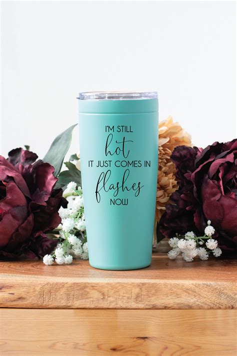 Menopause Gift For Th Birthday Hot Flash Tumbler For Her Etsy