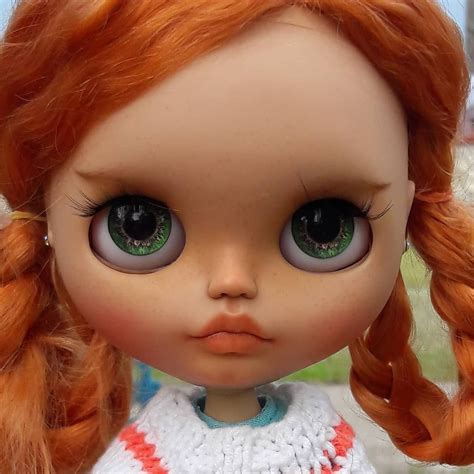 Redhead Doll Angora Goats Sleepy Eyes Different Hairstyles Felt