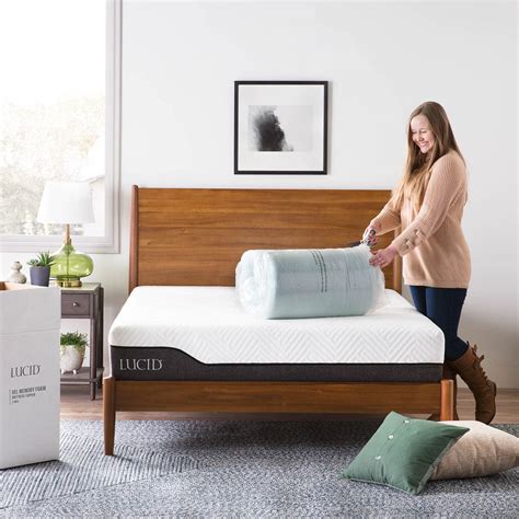 Snapklik Lucid Inch Mattress Topper Twin Gel Infused Memory