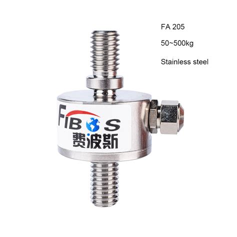 50 1000 Kg Screw Type Compression And Tension Load Cell Stainless Steel