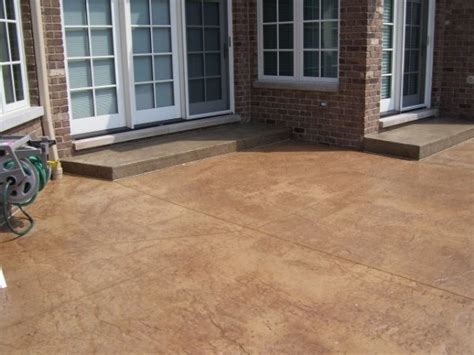 Stamped Concrete Patio Lastiseal Concrete Stain And Sealer Modern Patio Raleigh By Radonseal