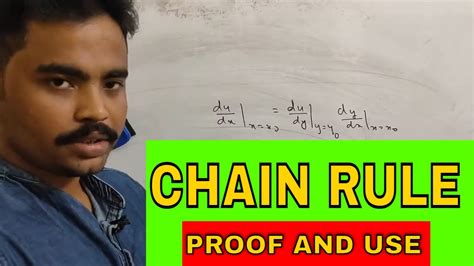 Proof Of Chain Rule And Its Application Part 8 Calculus With Pkg Youtube