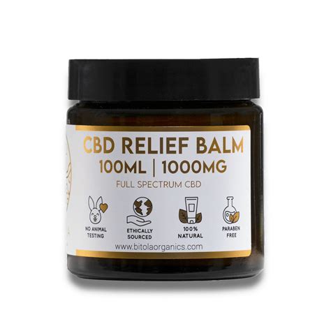 Cbd Balm 1000mg Bitola Organics