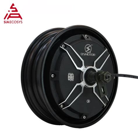 QS 10inch 1000W 205 35H V2 Brushelss DC Motorcycle Wheel Hub Motor For