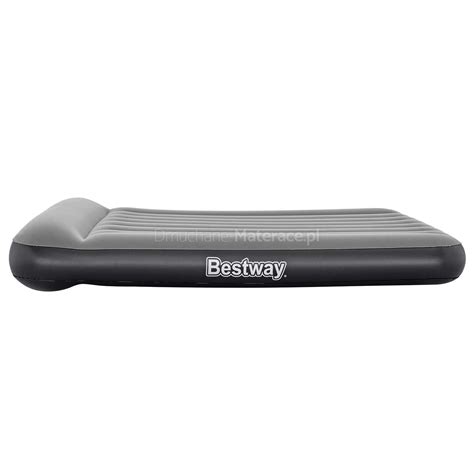 Materac welurowy z wbudowaną pompką elektr 191 x 137 x 30 cm Bestway