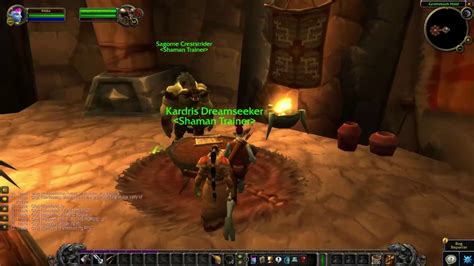 Orgrimmar Shaman Trainer Location Wow Classic Youtube