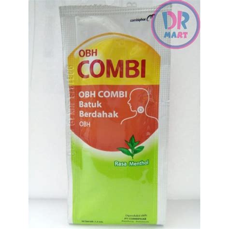 Jual Obh Combi Batuk Berdahak Rasa Menthol Ml Sachet Indonesia