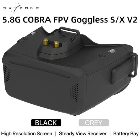 Skyzone Cobra S X V Fpv Video Goggles Receiver G Head Tracker Dvr