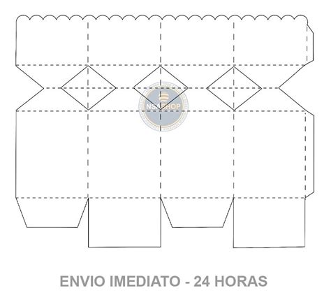 Arquivo De Corte Silhouette Molde Caixa Meia Bala R Em Mercado