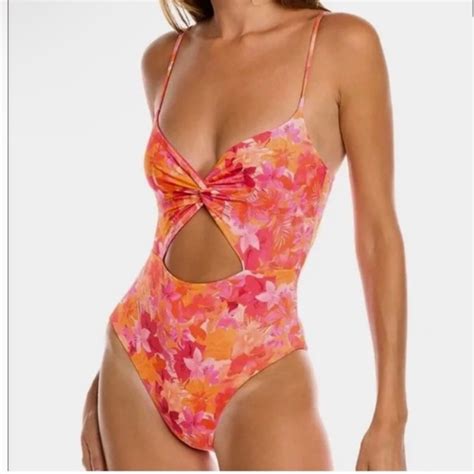 Lspace Swim New Nwt Lspace Kyslee One Piece Swimsuit In Into The Tropics Floral Print