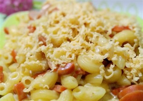 Resep Makaroni Sosis Keju Saos Carbonara Oleh Wiwin Cookpad