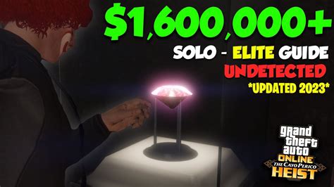 UPDATED GTA Online Cayo Perico Heist SOLO Elite Challenge Stealth