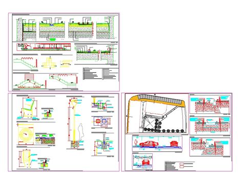 Detalles De Urbanización En Autocad Descargar Cad 107 Mb Bibliocad