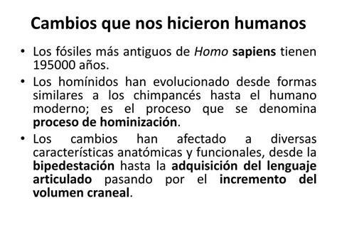 Ppt Qu Nos Hizo Espec Ficamente Humanos Powerpoint Presentation