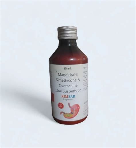 RIMSAR Magaldrate Simethicone Oral Suspension 170 Ml At Rs 150 Bottle