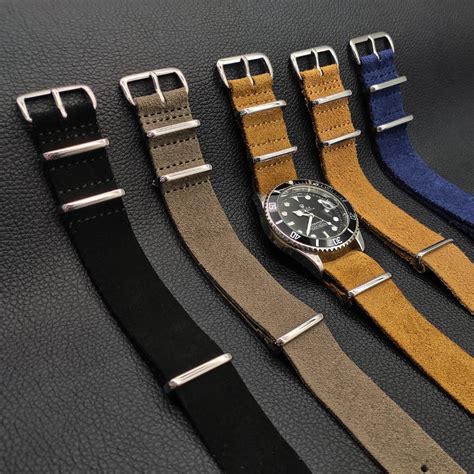 Premium Kwaliteit Zachte Suede Lederen Horloge Band Strap Mm Mm