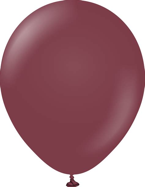 18 Kalisan Latex Balloons Retro Rosewood 25 Per Bag Bargain