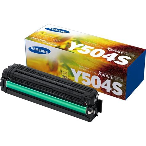 Original Samsung Xpress C 1860 Fw CLT Y504S ELS Y504 Toner Gelb