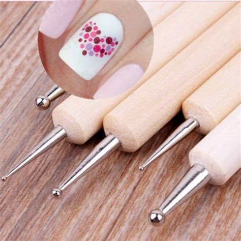 Pcs Set Way Wooden Nail Art Dotting Dot Pen Marbleizing Manicure