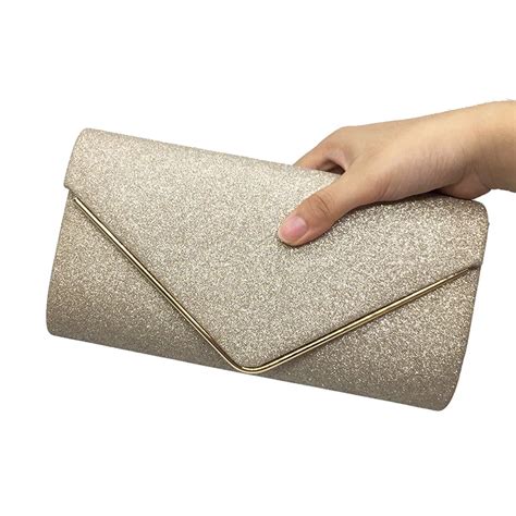 Luxe Shiny Vrouwen Tas Envelop Fashion Glitter Dames Bruiloft