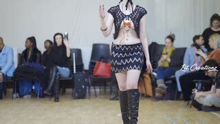 London Fashion Week Backstage Fashion Show Naked Models