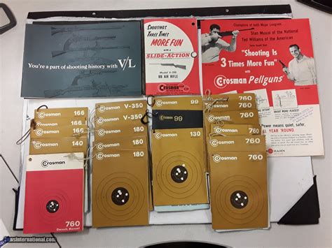 Crosman Vintage Air Gun Manuals And Promotional Media