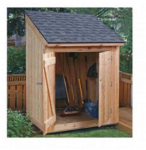 Tool Shed Plans 6x4 Lean On Shed Diy Instant Pdf Etsy