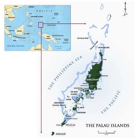 Palau Islands Maps Printable Maps Of Palau Islands For Download